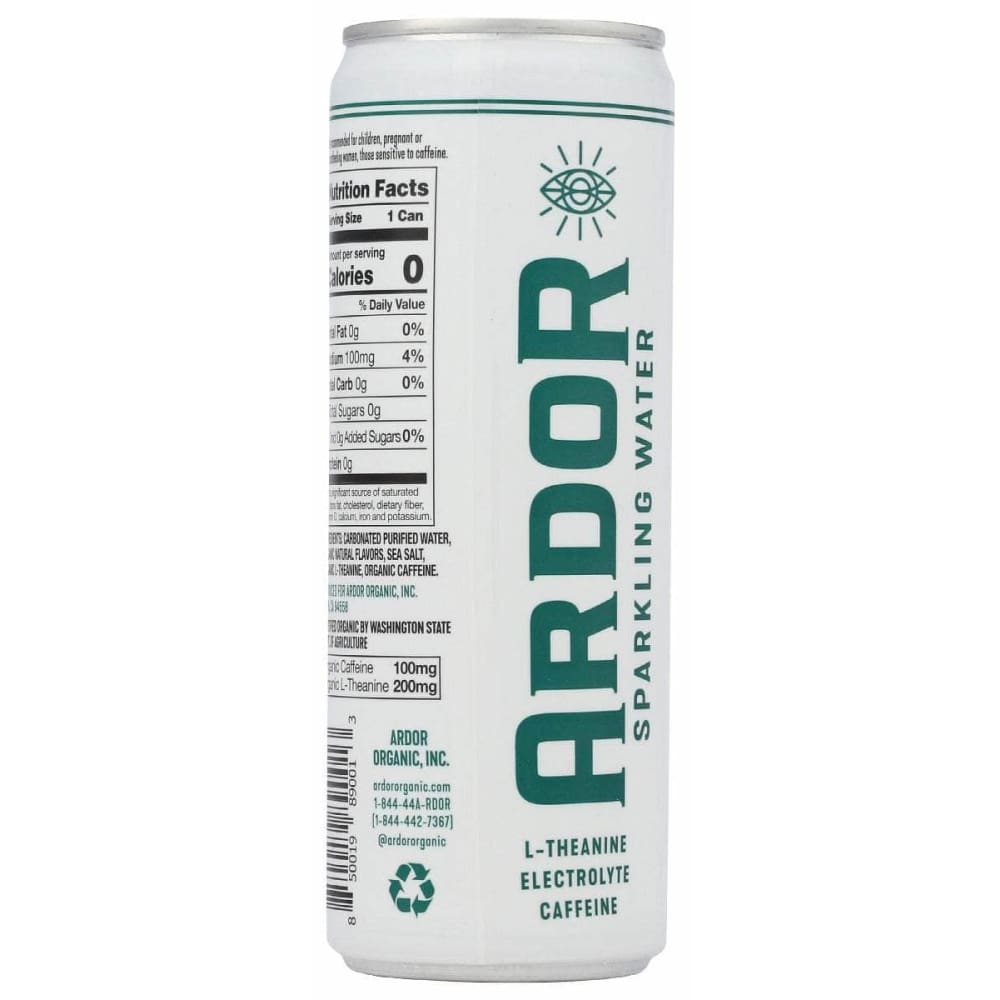 ARDOR ORGANIC Grocery > Beverages > Water > Sparkling Water ARDOR ORGANIC Cucumber Mint Sparkling Water, 12 fo