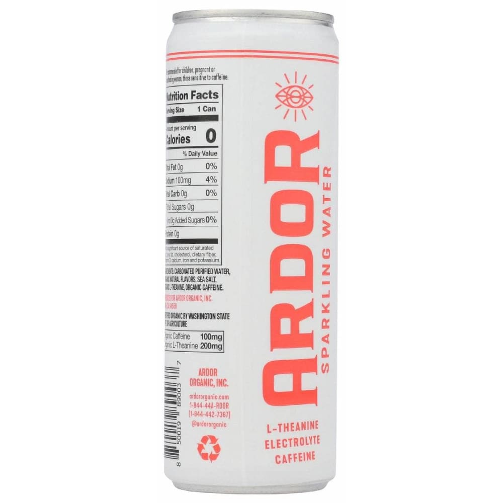 ARDOR ORGANIC Grocery > Beverages > Water > Sparkling Water ARDOR ORGANIC Pink Grapefruit Sparkling Water, 12 fo