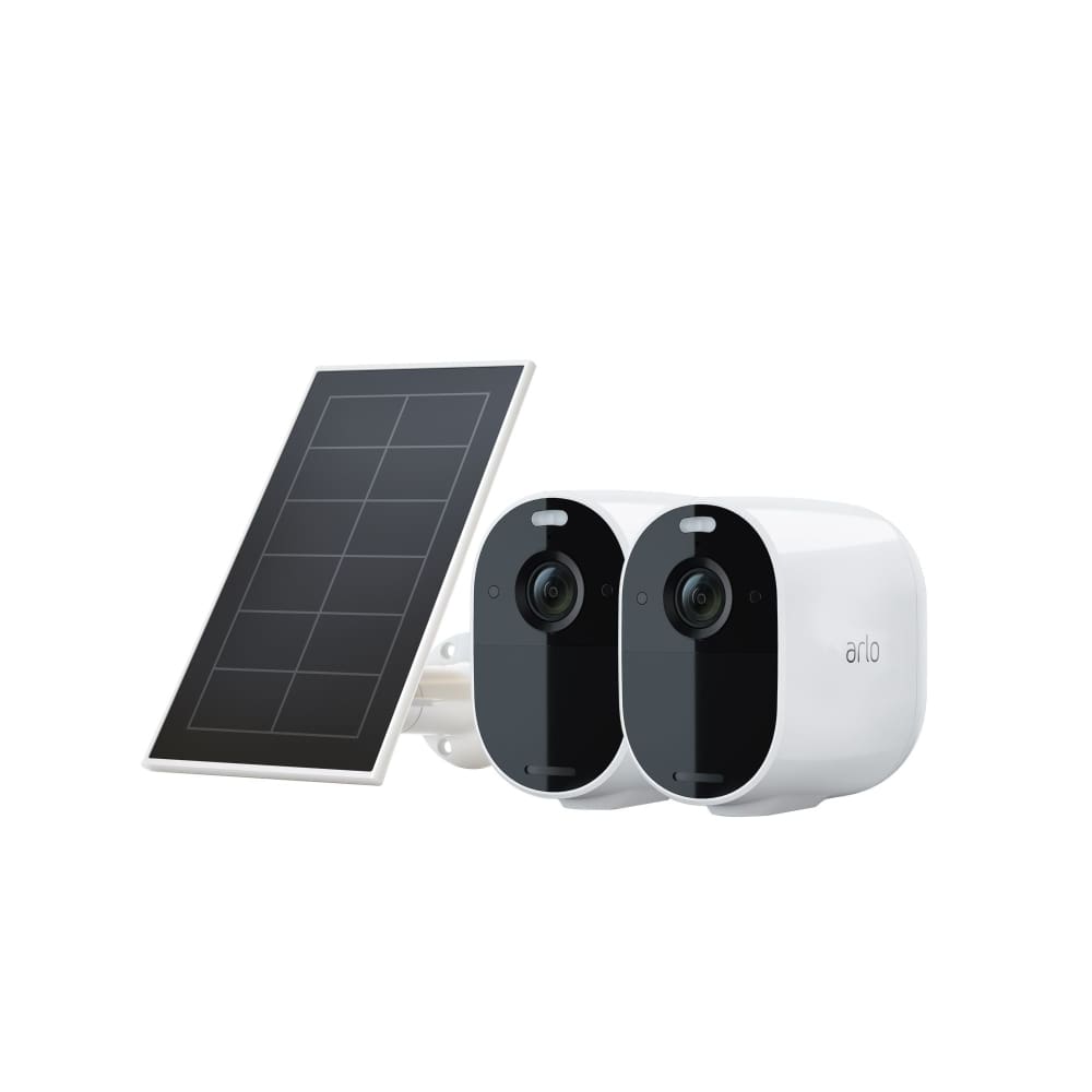 Arlo Essential 1080p Wireless Security Cameras with Solar Panel 2 pk. - Home/Seasonal/Gifting/Tech Gifts/ - Unbranded
