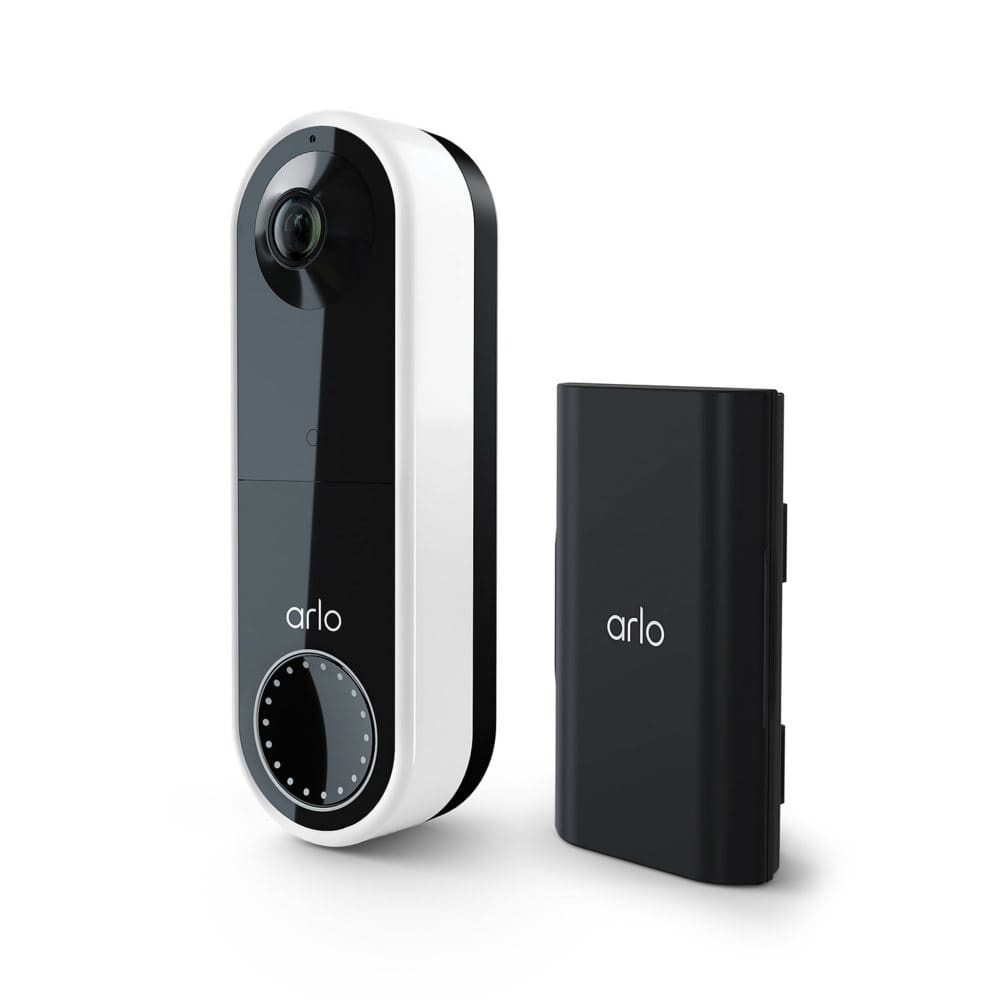 Arlo Wire-Free Video Doorbell Bundle (Doorbell + Extra Battery) (Pack of 2) - Trending Now in Smart Home - Arlo