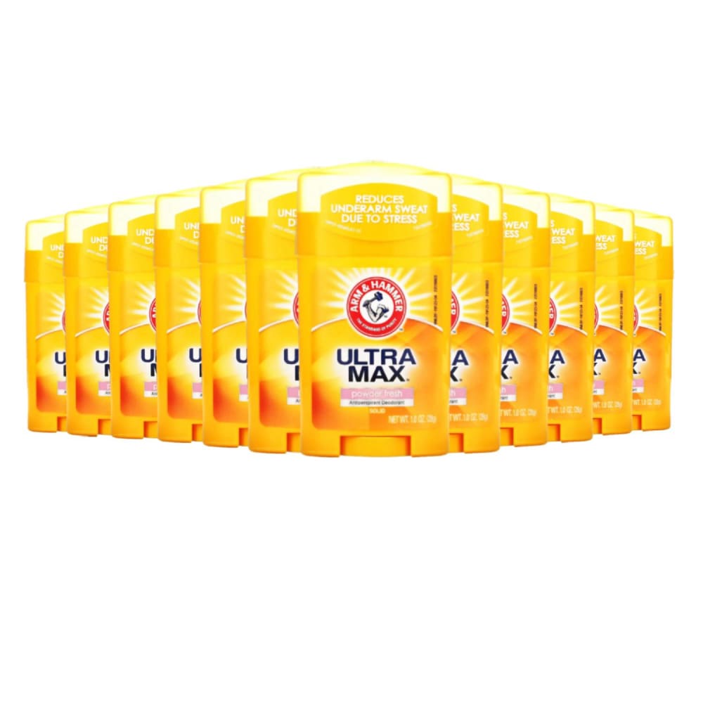 ARM & HAMMER ULTRA MAX Deodorant, Fresh Scent, Solid 2.6 Oz - Twin Pack (2)