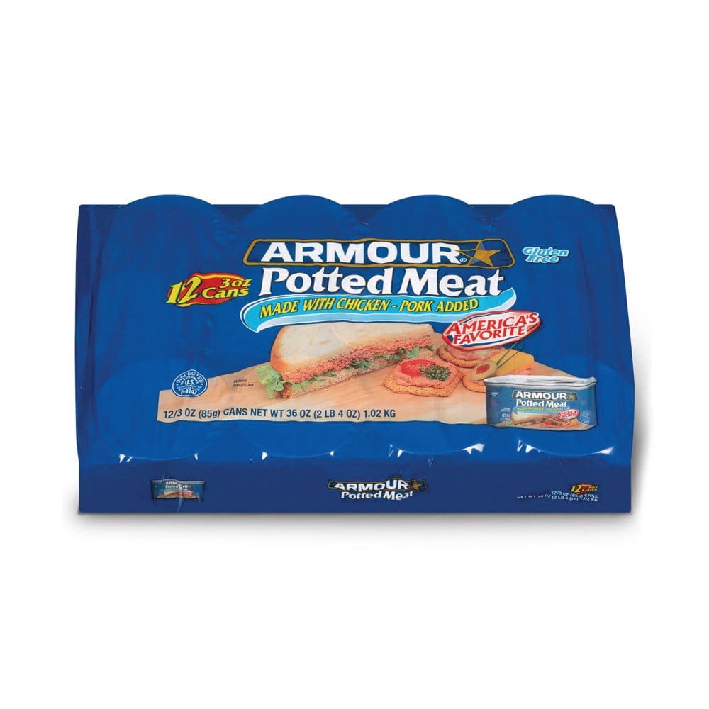 Armour Potted Meat Made With Chicken and Pork (3 oz. 12 ct.) - Canned Foods & Goods - Armour Potted