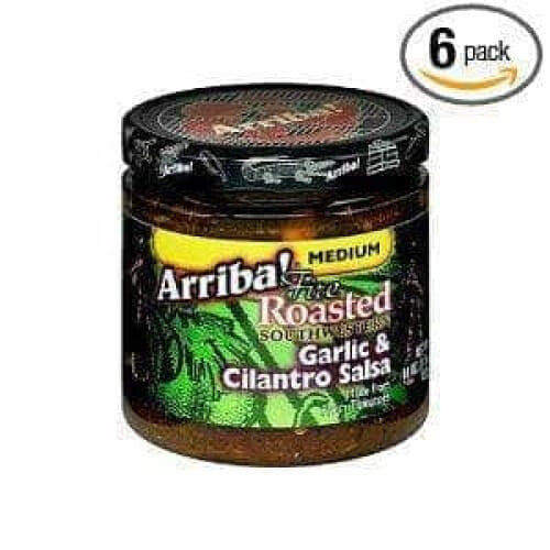 Arriba Arriba Garlic & Cilantro Medium Salsa, 16 oz