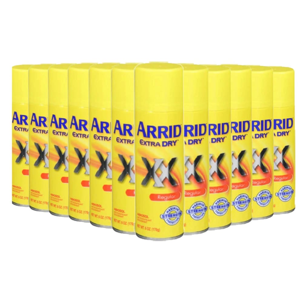 ARRID XX Anti-Perspirant & Deodorant Spray Regular - 6 oz - 12 Pack - Deodorant & Anti-Perspirant - Arrid