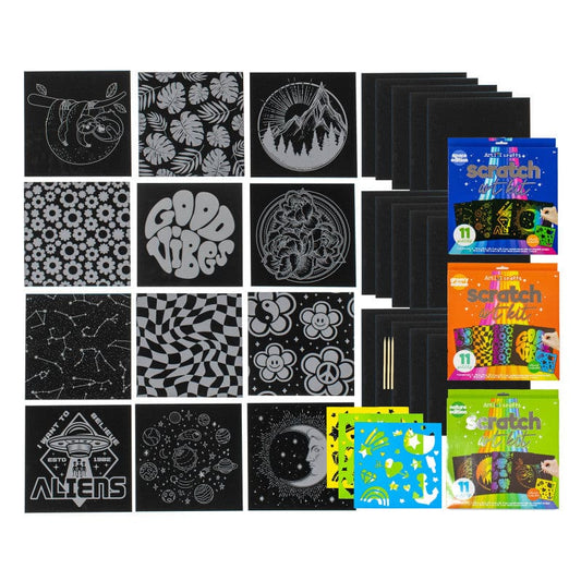 Art 101 3Ct Scratch Kit (Pack of 2) - Art & Craft Kits - Art 101 / Advantus
