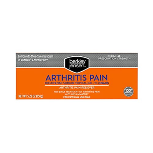 Arthritis Pain Relieving Gel Diclofenac Sodium Topical Gel 1% (NSAID) - Home/Health & Wellness/Berkley Jensen Health & Wellness/ - Berkley