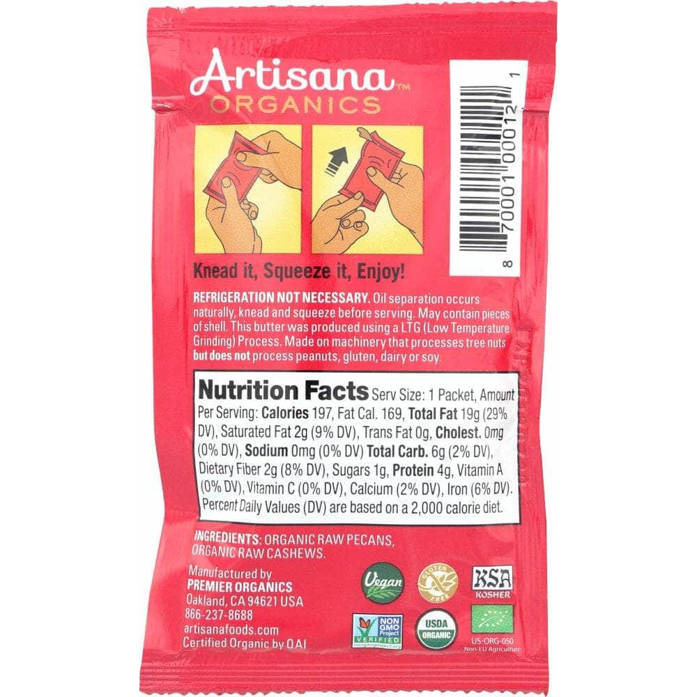 ARTISANA Artisana Organics Raw Pecan Nut Butter With Cashews Snack Pack, 1.06 Oz