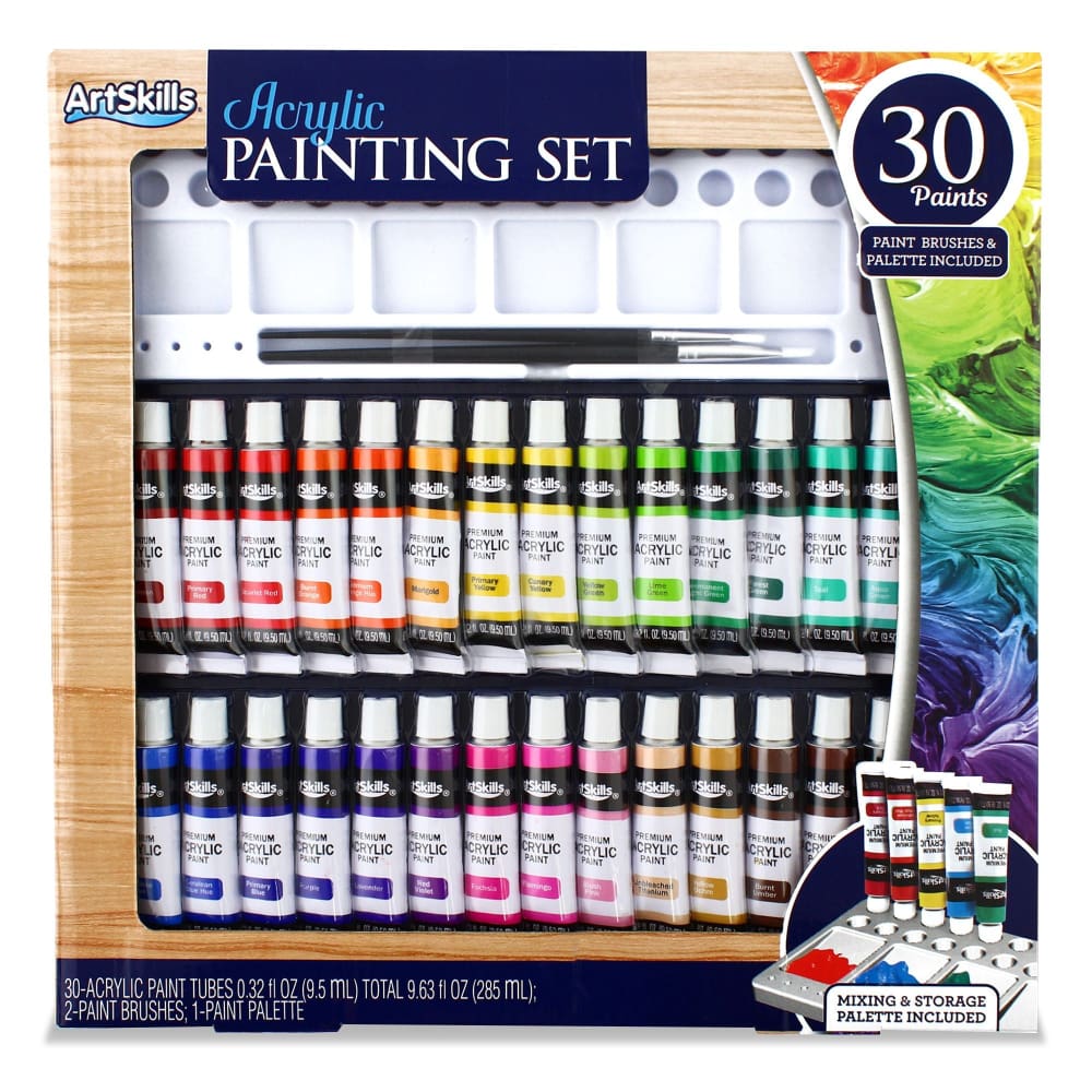 ArtSkills 30-Pc. Acrylic Painting Set - Home/Toys/Indoor Play/Kids’ Arts & Crafts/ - Unbranded