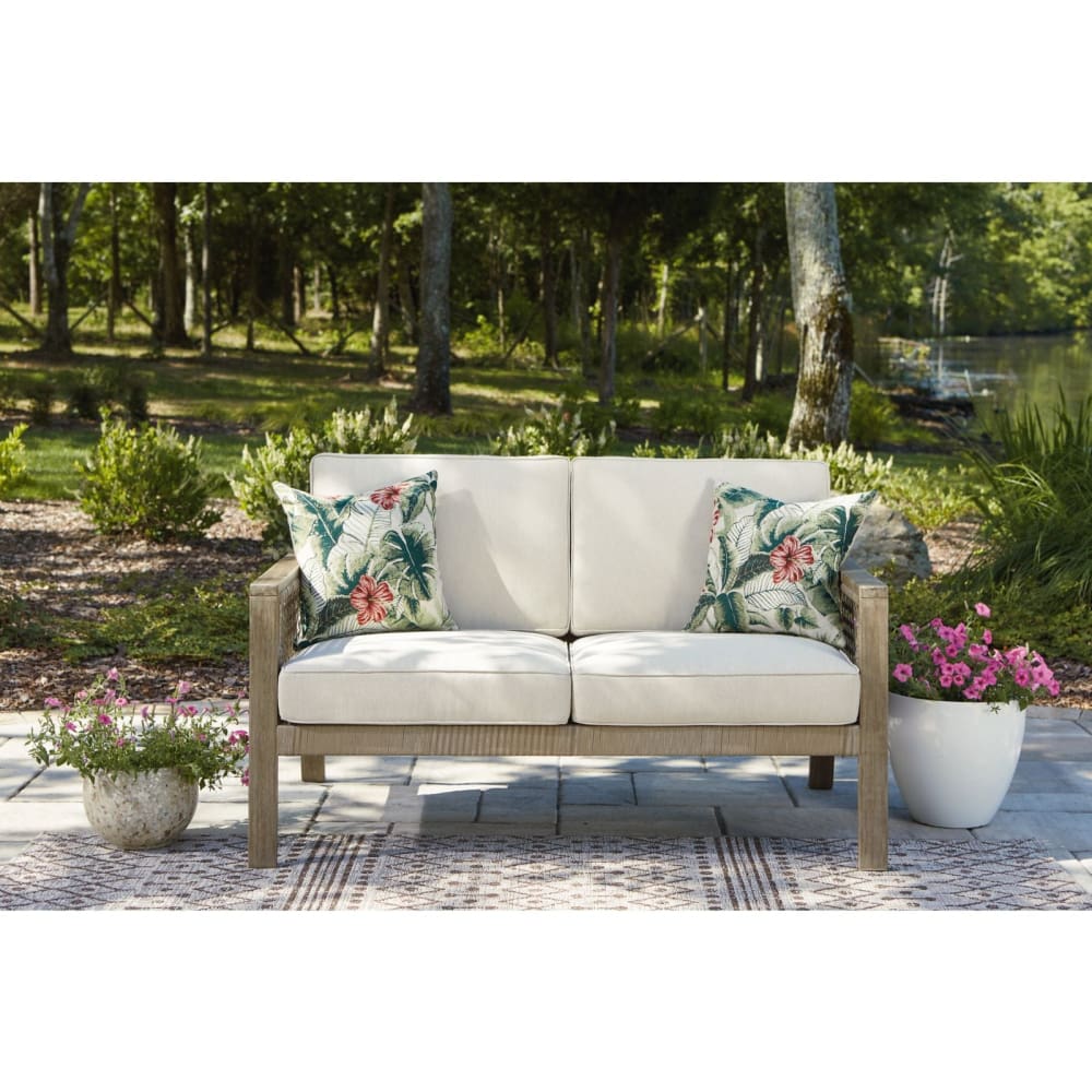 Ashley Furniture Barn Cove Loveseat with Cushion - Home/WOW Days Deals/WOW Days Outdoor Deals/ - Signature Design by Ashley