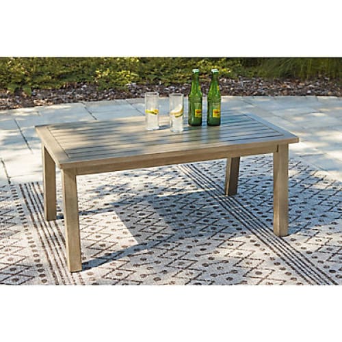 Ashley Furniture Barn Cove Rectangular Cocktail Table - Home/Patio & Outdoor Living/Patio Furniture/Outdoor Coffee Tables/ - Signature