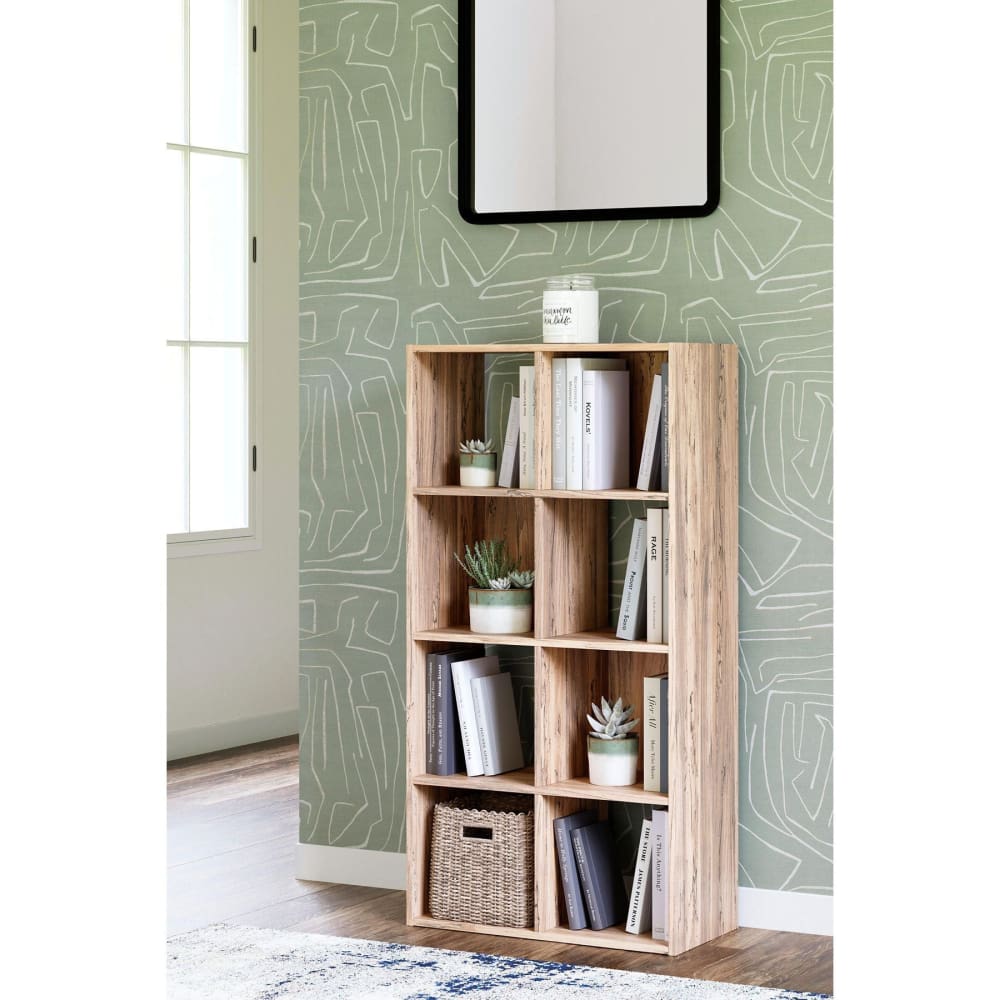 Ashley Ashley Furniture Eight Cube Organizer - Natural Finish - Home/Furniture/Kids’ Furniture/Kids’ Storage & Toy Chests/ - Ashley