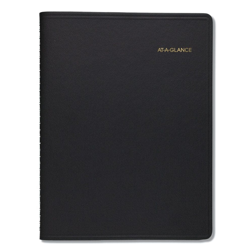 AT-A-GLANCE Monthly Planner 11 x 9 Black 2021-2022 - Desk Accessories & Office Supplies - AT-A-GLANCE