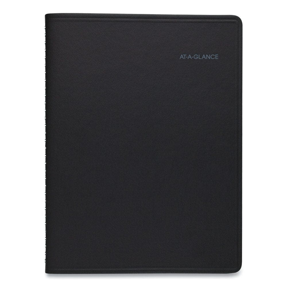 AT-A-GLANCEÂ® QuickNotes Weekly/Monthly Appointment Book 11 x 8.25 Black 2021 - Desk Accessories & Office Supplies - AT-A-GLANCEÂ®