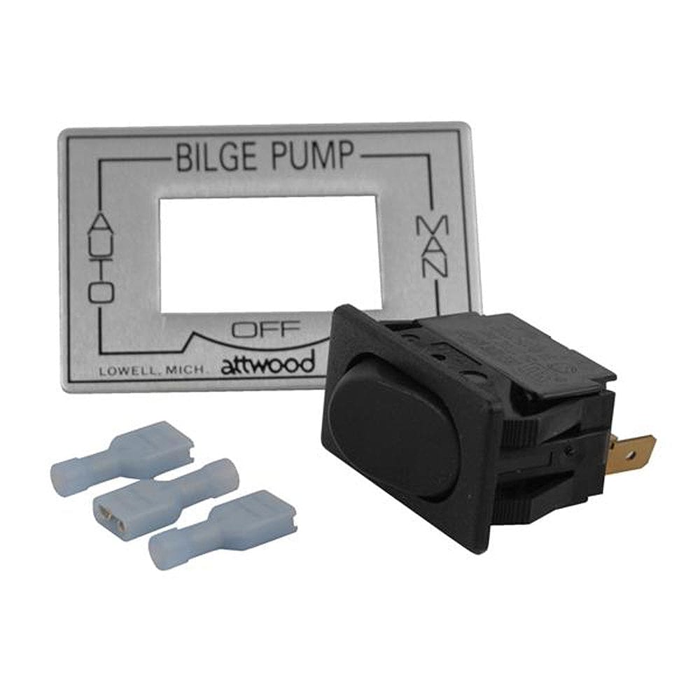 Attwood 3-Way Auto/ Off/ Manual Bilge Pump Switch - Marine Plumbing & Ventilation | Bilge Pumps - Attwood Marine