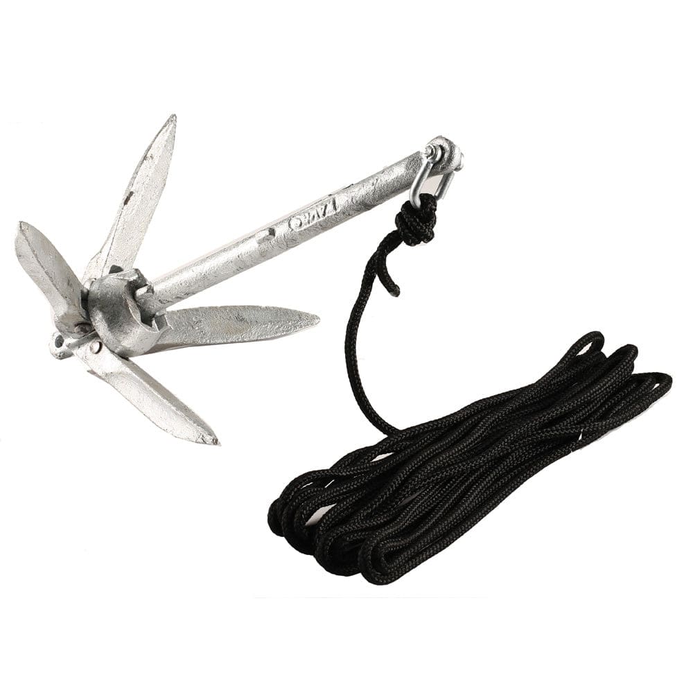 Attwood Kayak Grapnel Anchor Kit - Paddlesports | Anchoring,Anchoring & Docking | Anchors - Attwood Marine