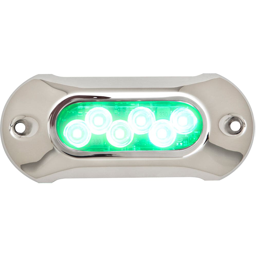 Attwood Light Armor Underwater LED Light - 6 LEDs - Green - Lighting | Underwater Lighting - Attwood Marine