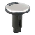 Base Lumière Bateau Atwood Marine LightArmor - 2 Broches, Acier Inoxydable, Rond - Pour Feux De Navigation, Balisage - Couvercle Noir Overmold 306 - 2