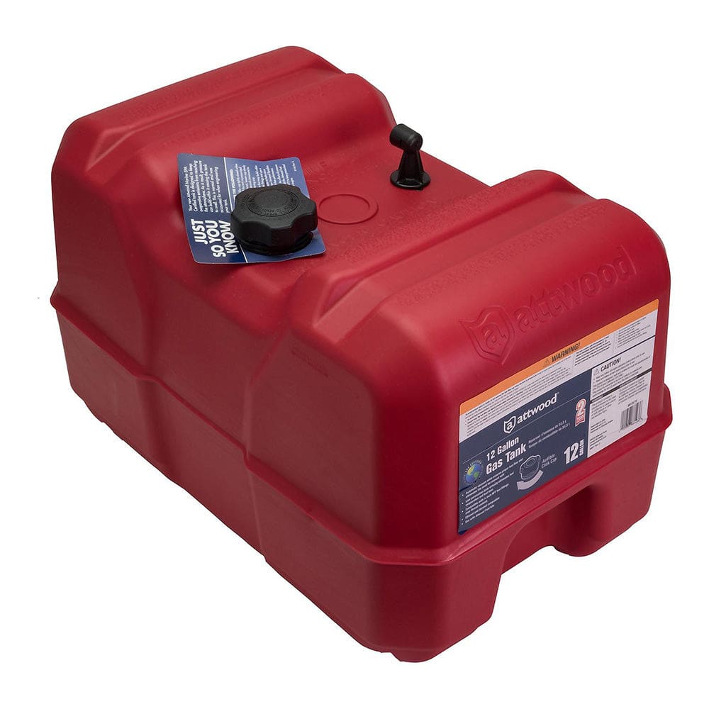 Attwood Portable Fuel Tank - 12 Gallon w/ o Gauge - Boat Outfitting | Fuel Systems - Attwood Marine