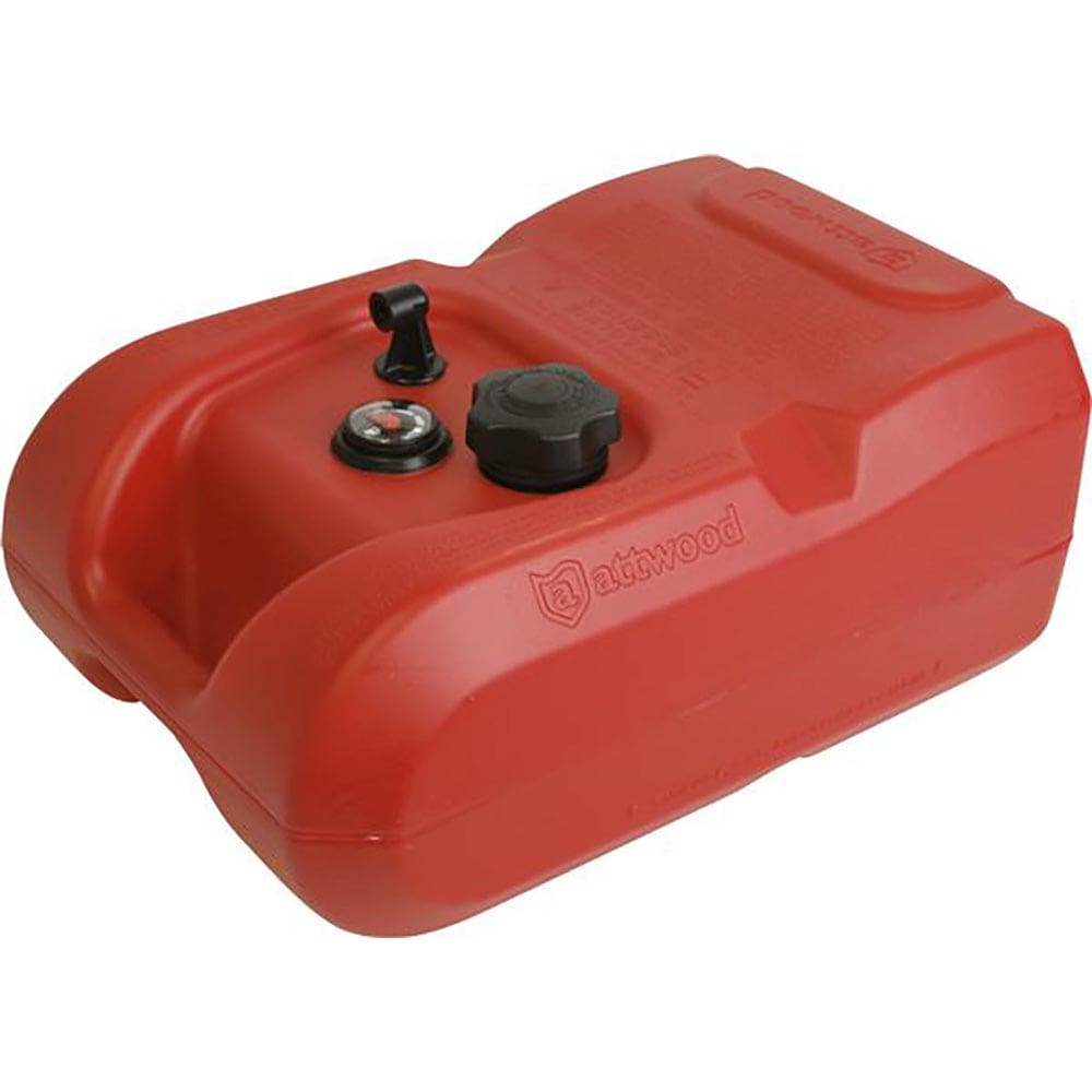 Attwood Portable Fuel Tank - 6 Gallon w/ Gauge - Boat Outfitting | Fuel Systems - Attwood Marine