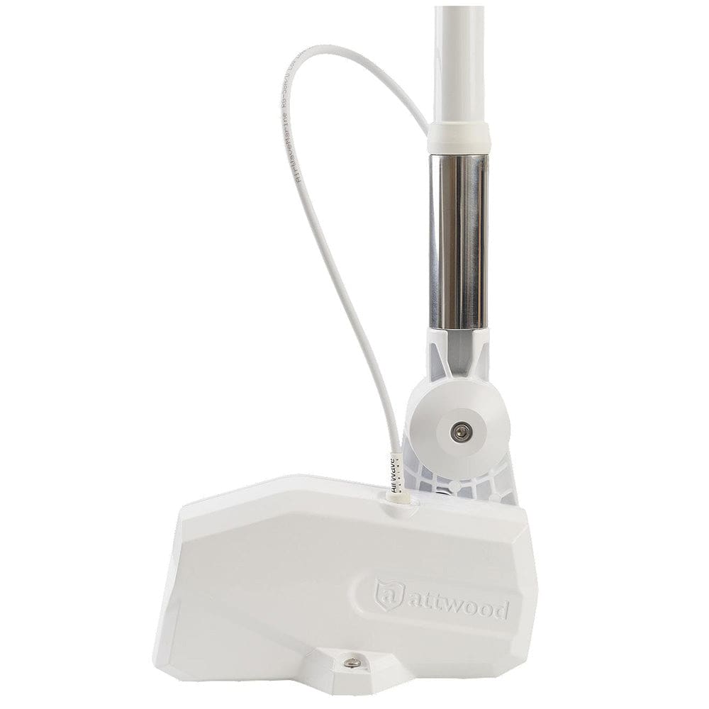 Attwood PowerBase Antenna - White Powered Fold-Down Antenna Base - Communication | Antenna Mounts & Accessories - Attwood Marine