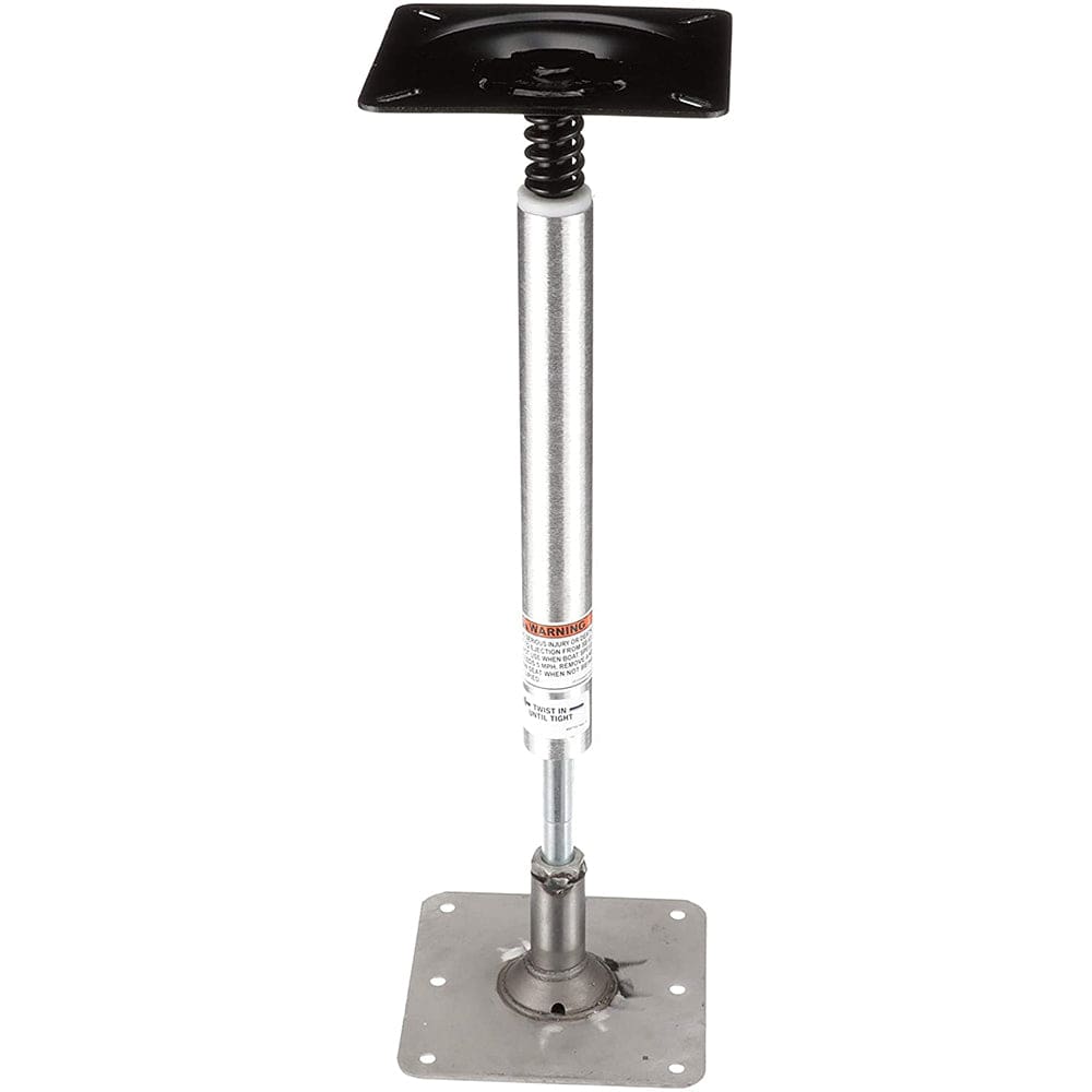 Attwood SWIVL-EZE Lock’N-Pin 3/ 4 Pedestal Kit 13 Post 7 x 7 Stainless Steel Base Plate Threaded - Boat Outfitting | Seating - Attwood
