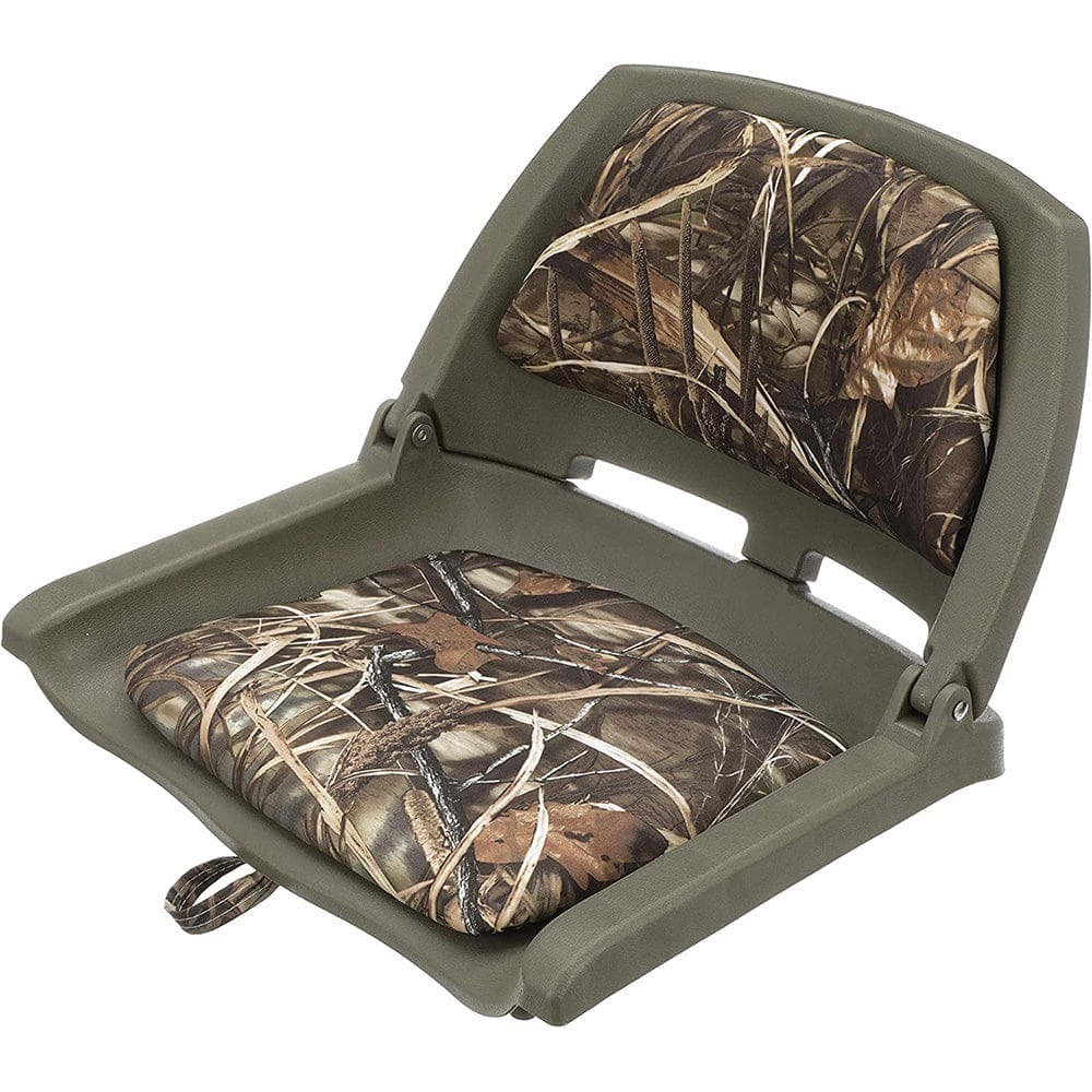 Attwood Swivl-Eze Padded Flip Seat - Camo - Boat Outfitting | Seating - Attwood Marine