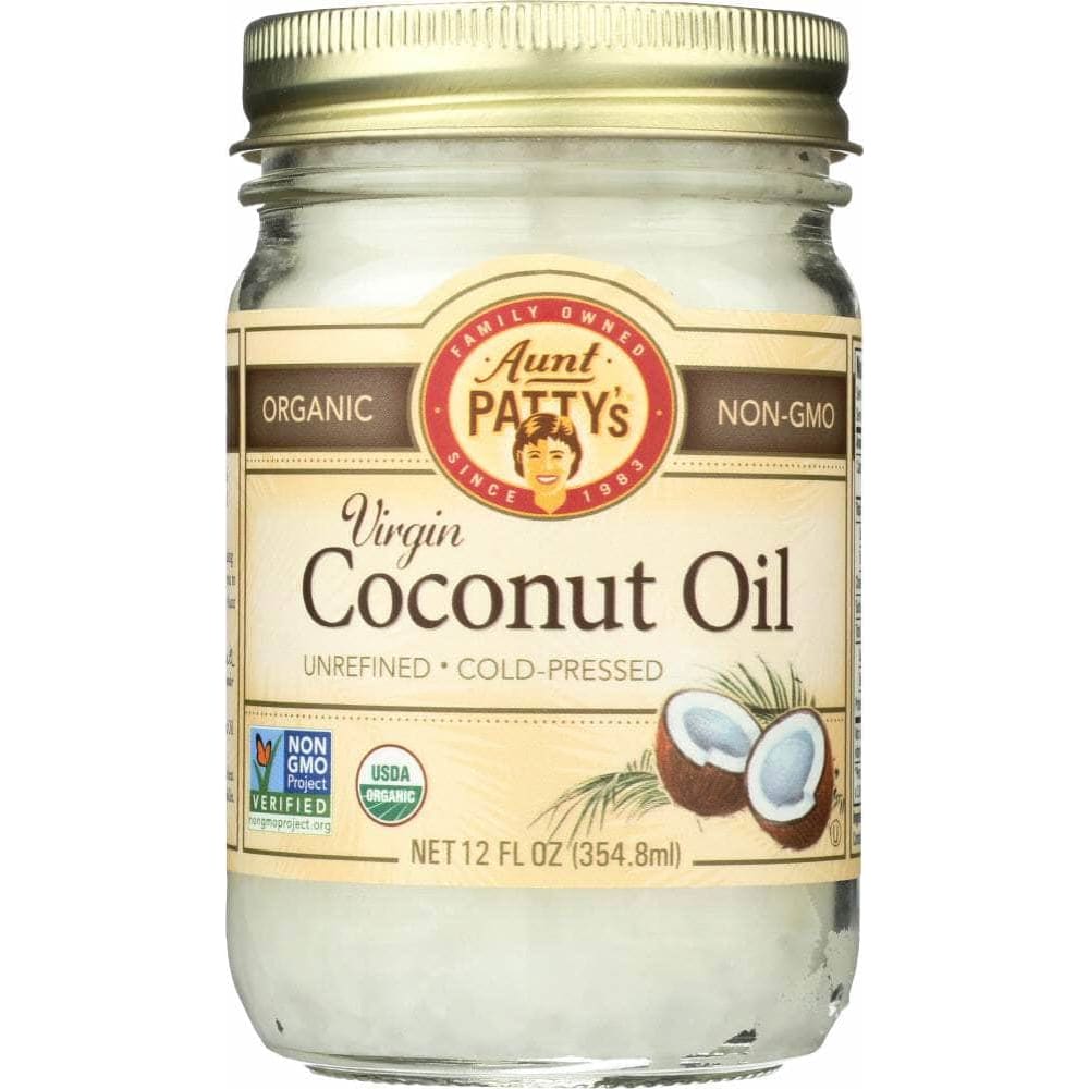 Aunt Pattys Aunt Patty Coconut Oil Extra Virgin Org 12 oz