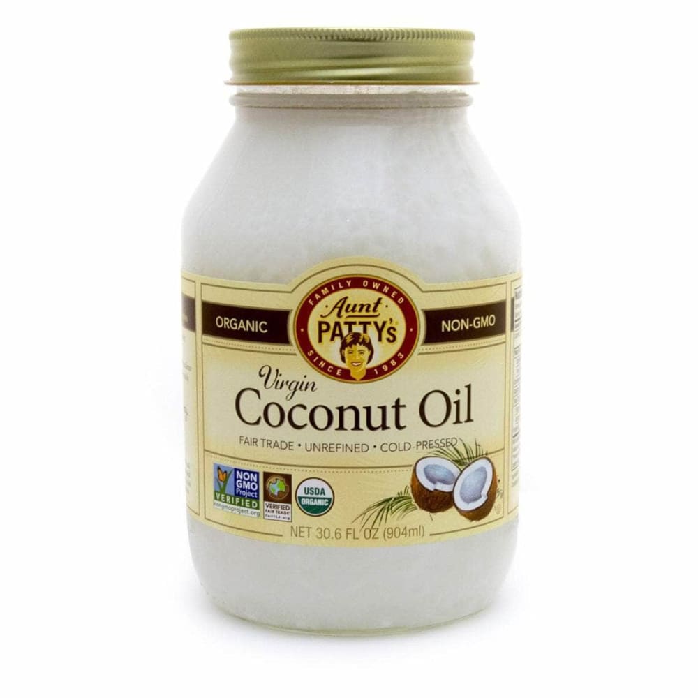 Aunt Pattys Aunt Patty Fair Trade Unrefined Virgin Coconut Oil, 30.6 oz
