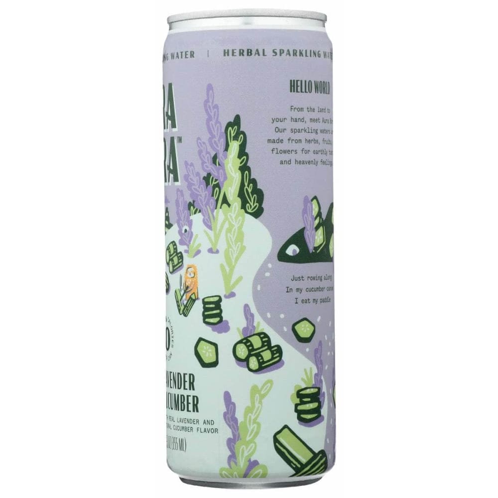 AURA BORA Aura Bora Water Sprkl Lav Cucumber, 12 Fo