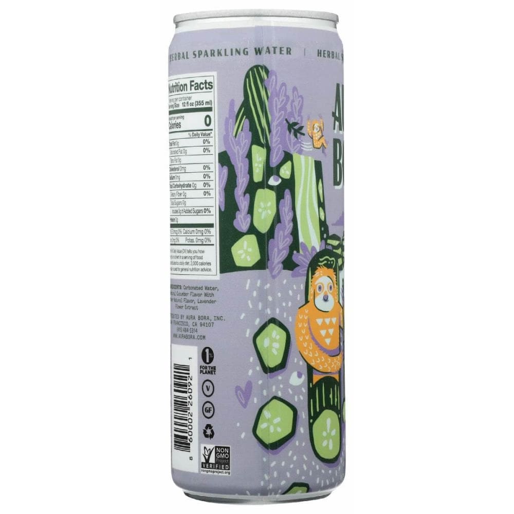 AURA BORA Aura Bora Water Sprkl Lav Cucumber, 12 Fo