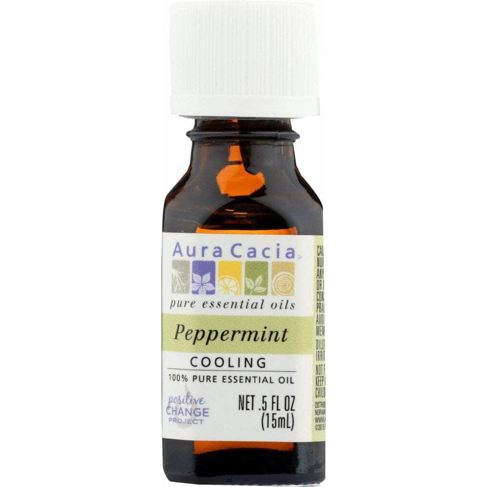 Aura Cacia Aura Cacia 100% Pure Essential Oil Peppermint, 0.5 Oz