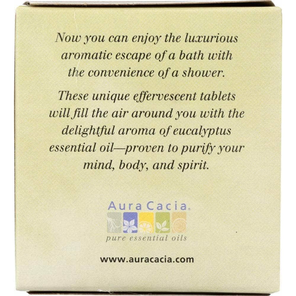 Aura Cacia Aura Cacia Aromatherapy Shower Tablets Purifying Eucalyptus 3 tablets (1 oz each), 3 oz