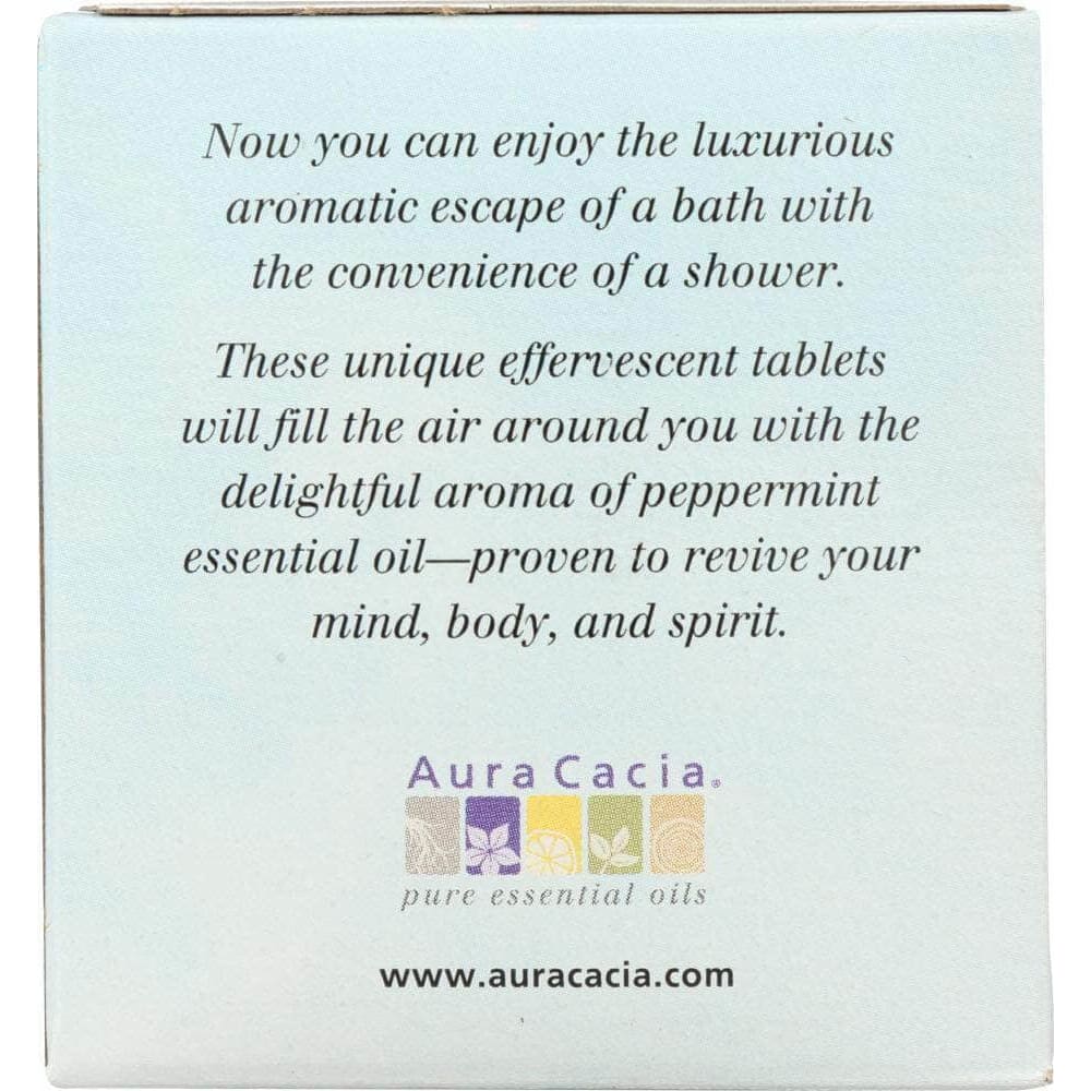 Aura Cacia Aura Cacia Aromatherapy Shower Tablets Reviving Peppermint 3 tablets (1 oz each), 3 oz