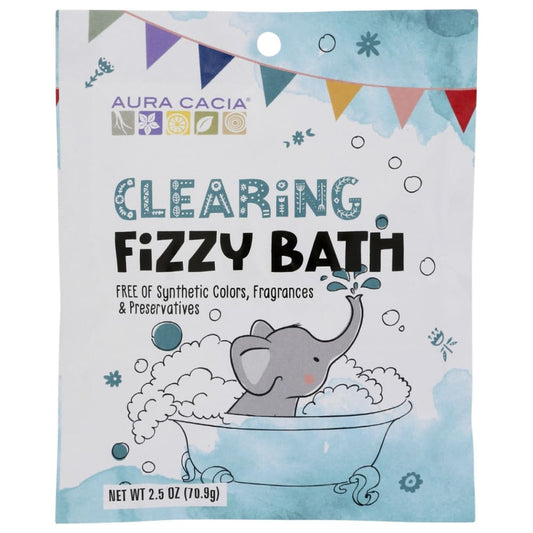 AURA CACIA: Bath Bomb Kids Clearing 2.5 OZ (Pack of 5) - Beauty & Body Care > Soap and Bath Preparations > Bubble Bath - AURA CACIA
