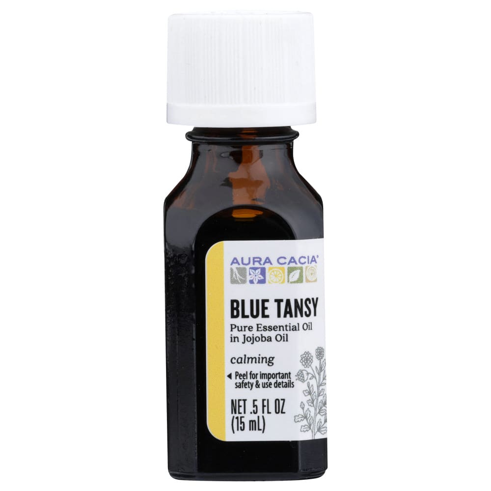 AURA CACIA: Essential Oil Blue Tansy In Jojoba 0.5 oz (Pack of 2) - Beauty & Body Care > Aromatherapy and Body Oils > Essential Oils - AURA