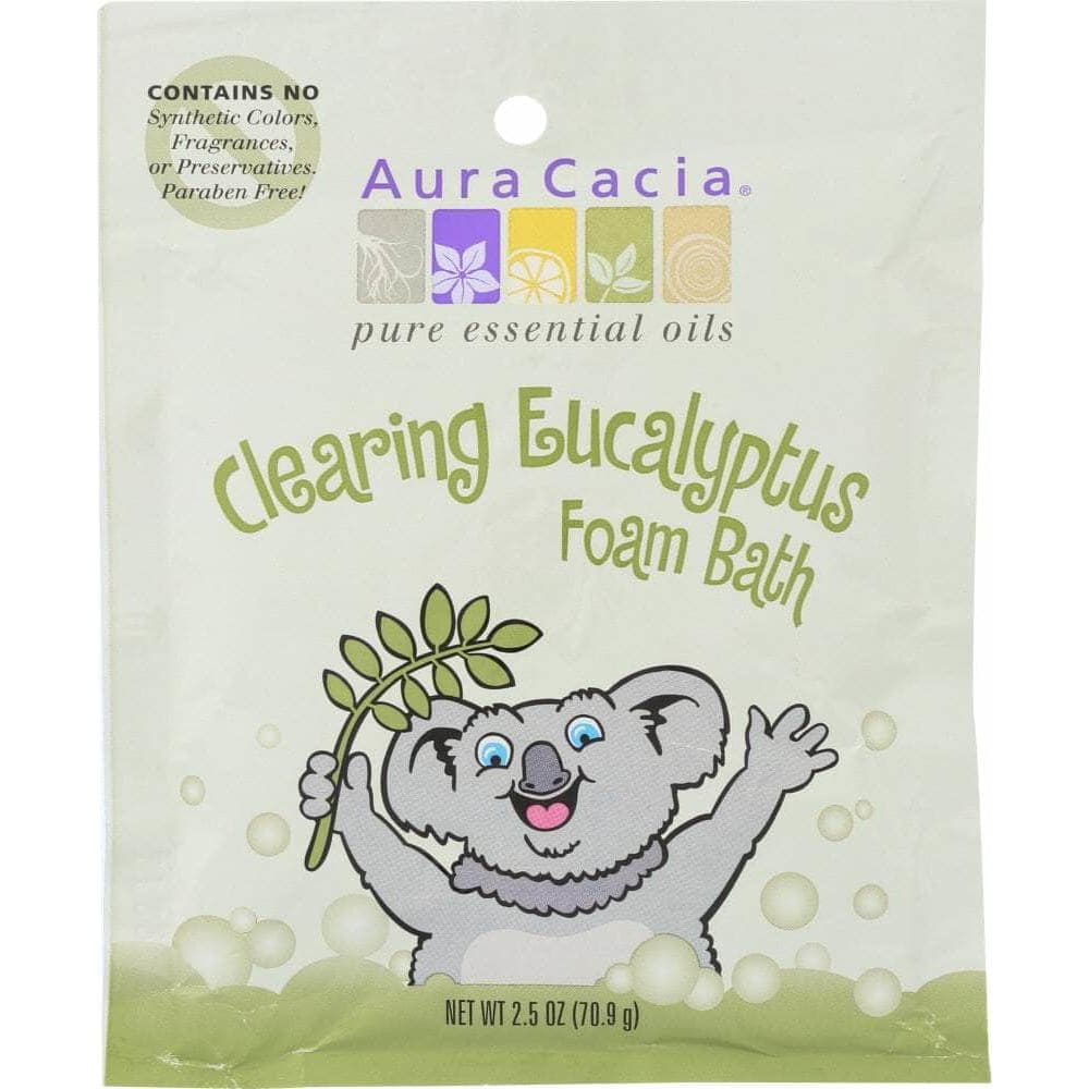 Aura Cacia Aura Cacia Eucalyptus Clearing Foam Bath, 2.5 oz