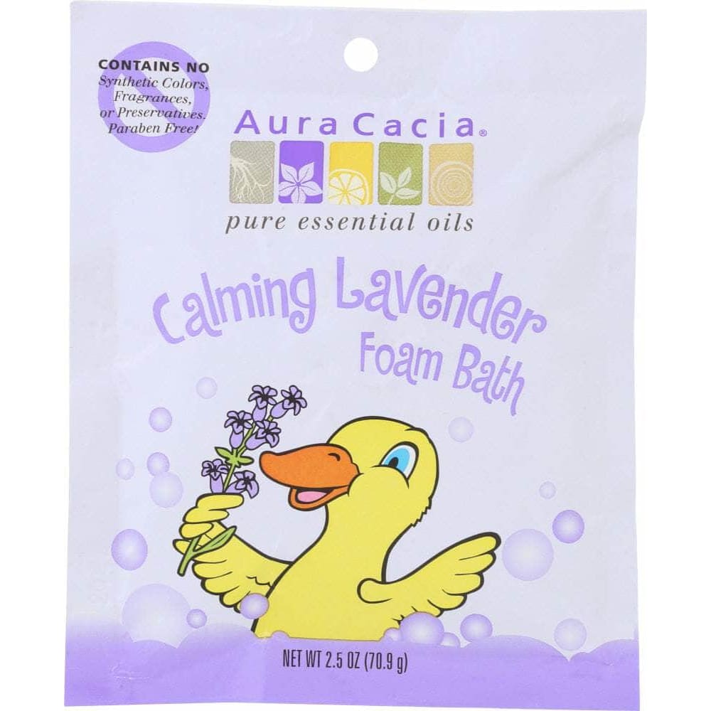 Aura Cacia Aura Cacia Lavender Essential Oil Calming Foam Bath, 2.5 oz