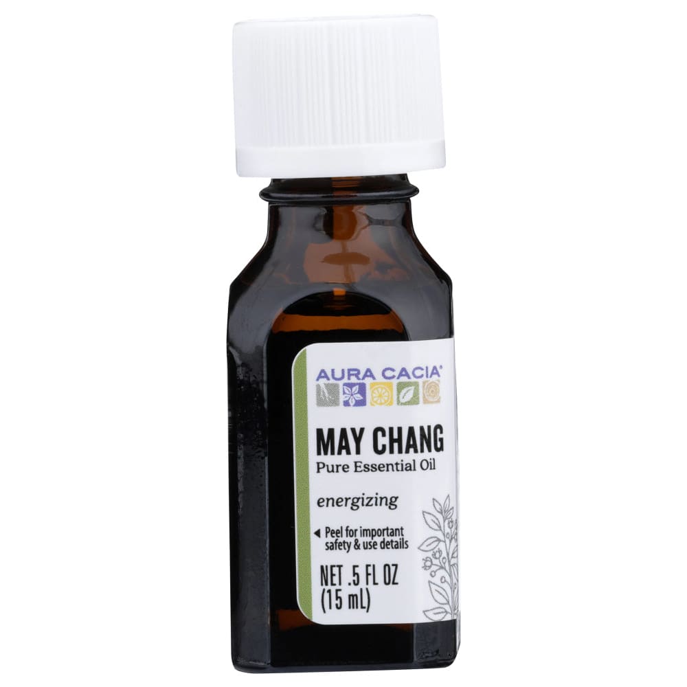 AURA CACIA: May Chang Essential Oil 0.5 oz (Pack of 4) - Beauty & Body Care > Aromatherapy and Body Oils > Essential Oils - AURA CACIA