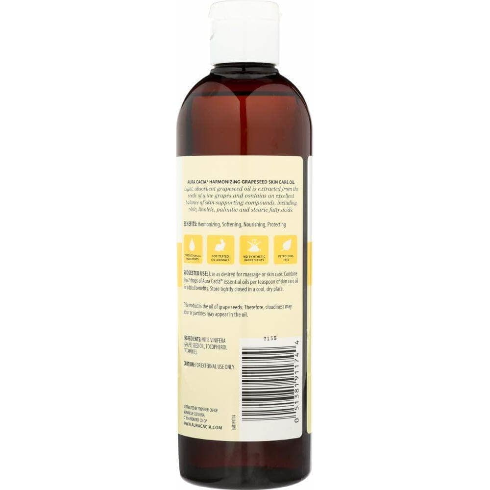 Aura Cacia Aura Cacia Natural Skin Care Oil Harmonizing Grapeseed, 16 Oz