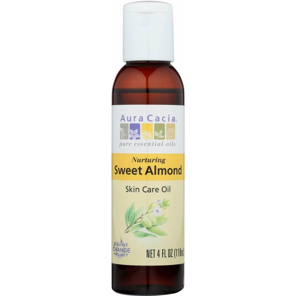 Aura Cacia Aura Cacia Natural Skin Care Oil with Vitamin E Nurturing Sweet Almond, 4 Oz