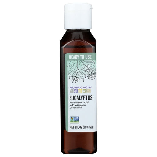 AURA CACIA: Oil Essential Eucalyptus 4 FO (Pack of 4) - Beauty & Body Care > Aromatherapy and Body Oils > Essential Oils - AURA CACIA