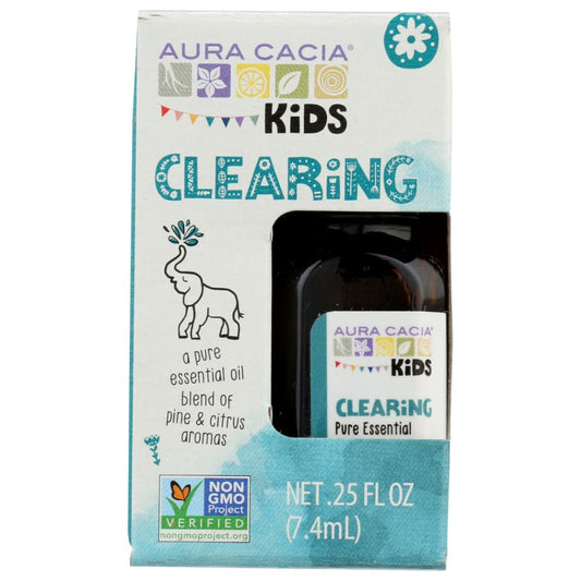 AURA CACIA: Oil Essential Kid Clearin 0.25 FO (Pack of 4) - Beauty & Body Care > Aromatherapy and Body Oils > Essential Oils - AURA CACIA