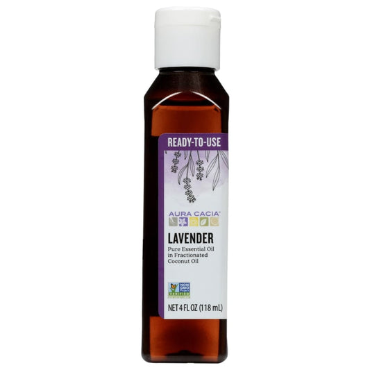 AURA CACIA: Oil Essential Lavender 4 FO (Pack of 4) - Beauty & Body Care > Aromatherapy and Body Oils > Essential Oils - AURA CACIA