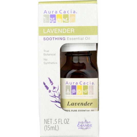 AURA CACIA Aura Cacia Oil Ess Lavender Bxd, 0.5 Oz