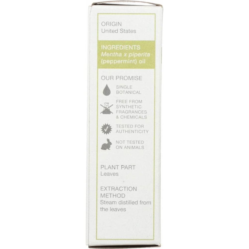 AURA CACIA Aura Cacia Oil Ess Peppermint Bxd, 0.5 Oz
