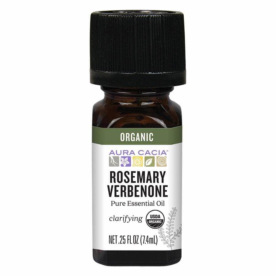 AURA CACIA Aura Cacia Oil Essential Rsemry Vrbn, 0.25 Oz