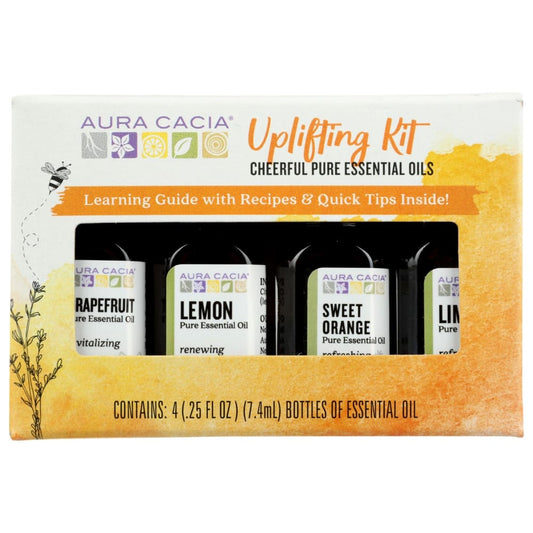 AURA CACIA: Oil Essential Uplift Kit 1 FO - Beauty & Body Care > Aromatherapy and Body Oils > Essential Oils - AURA CACIA