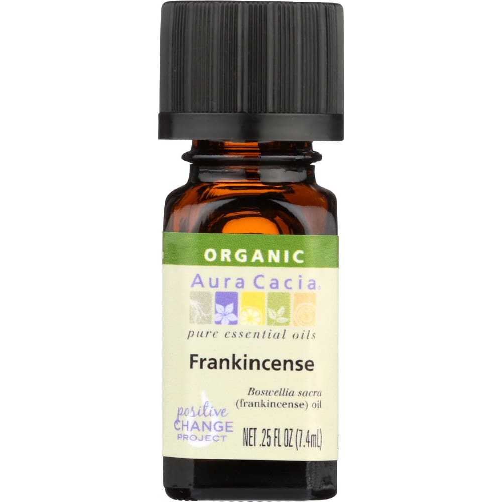 AURA CACIA: Aura Cacia Organic Frankincense Essential Oil 0.25 oz - Aromatherapy > Essential Oils - AURA CACIA