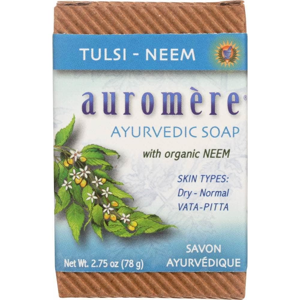 Auromere Auromere Soap Bar Tulsi Neem 2.75 oz 30 pcs