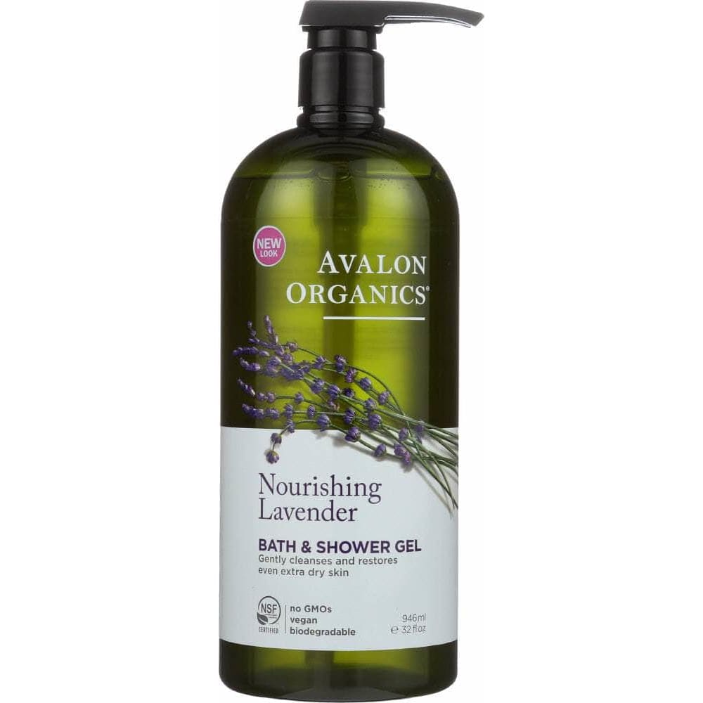 AVALON ORGANICS Avalon Organics Bath & Shower Gel Lavender, 32 Oz